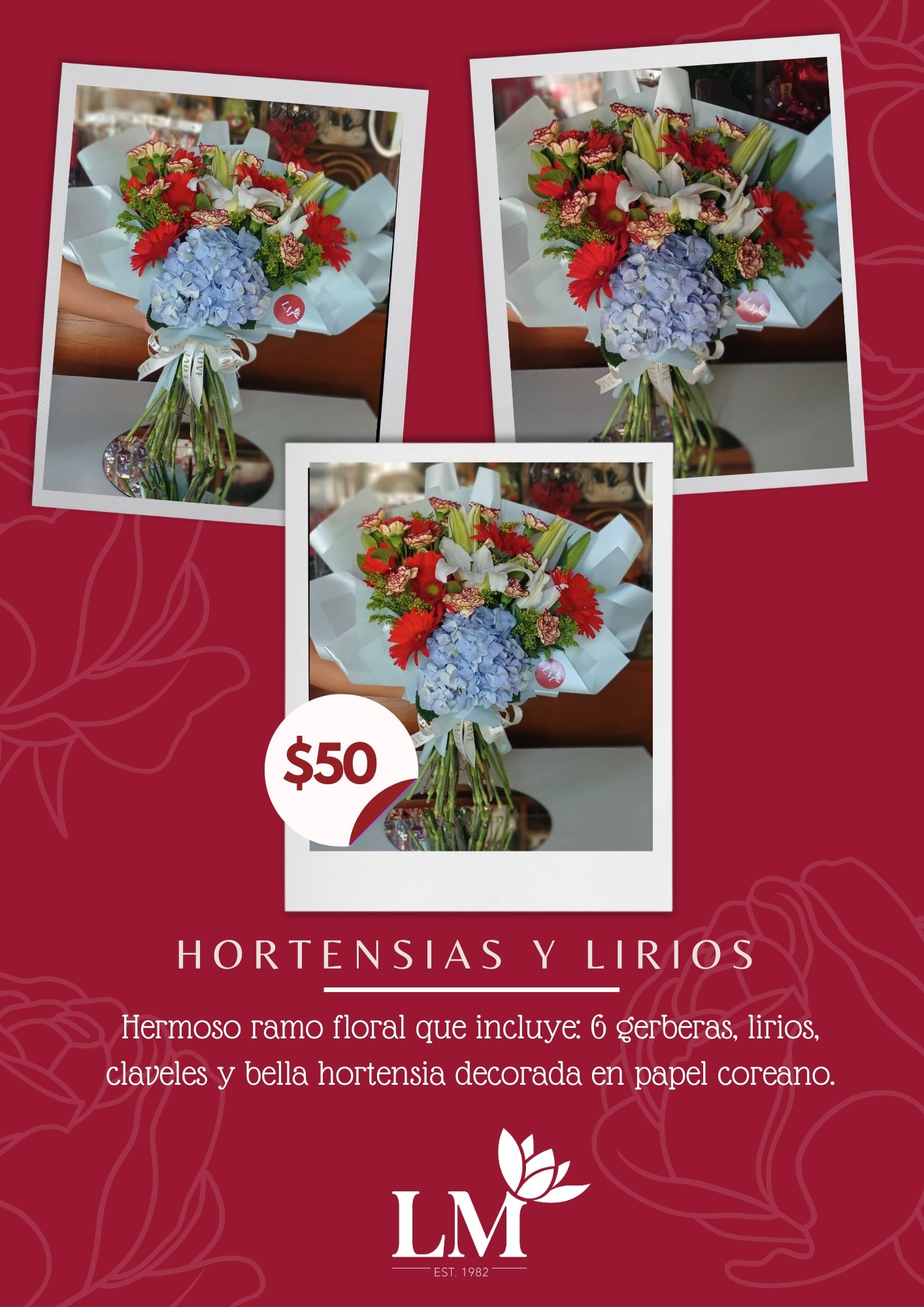 Hortensias y Lirios