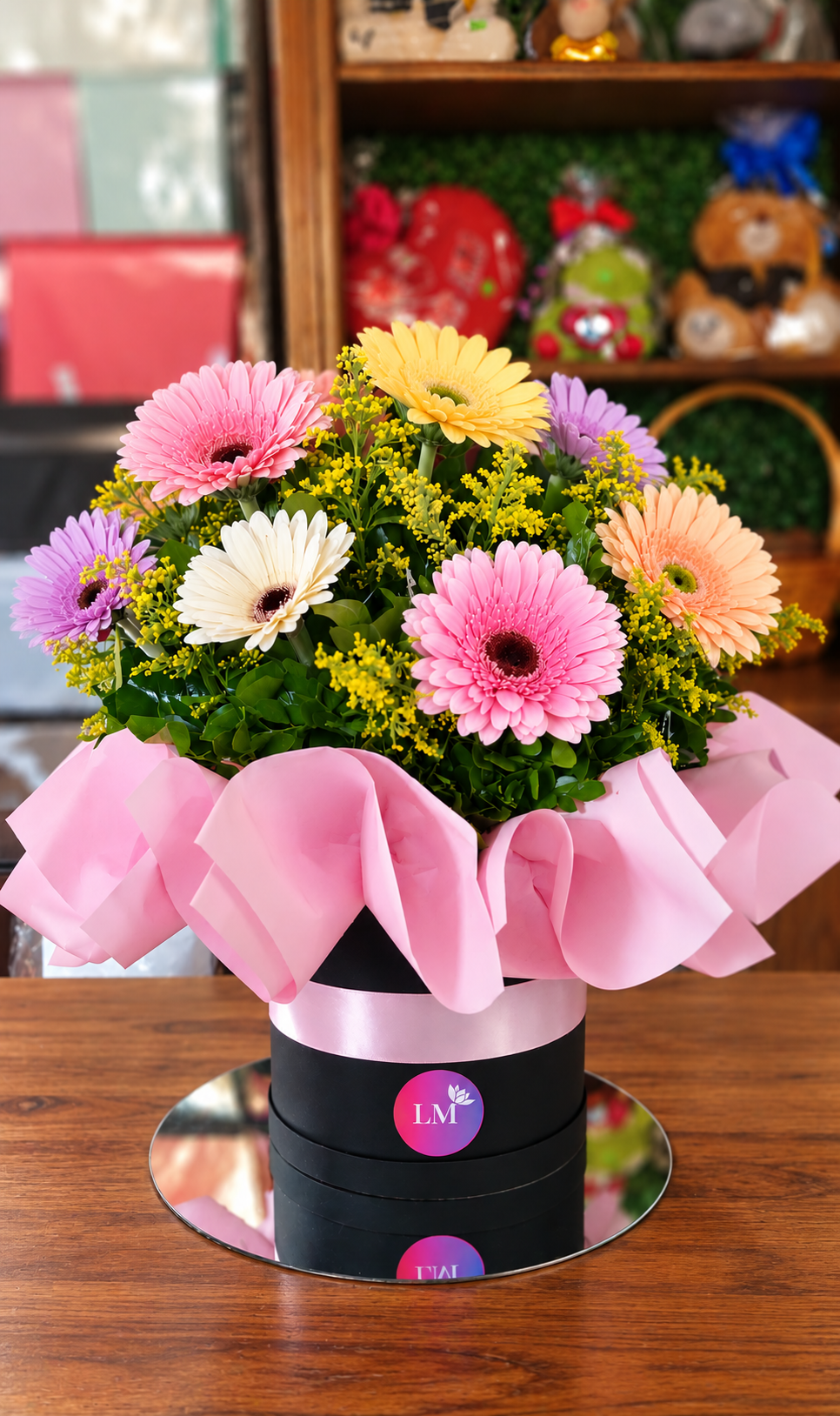 Caja de Gerberas