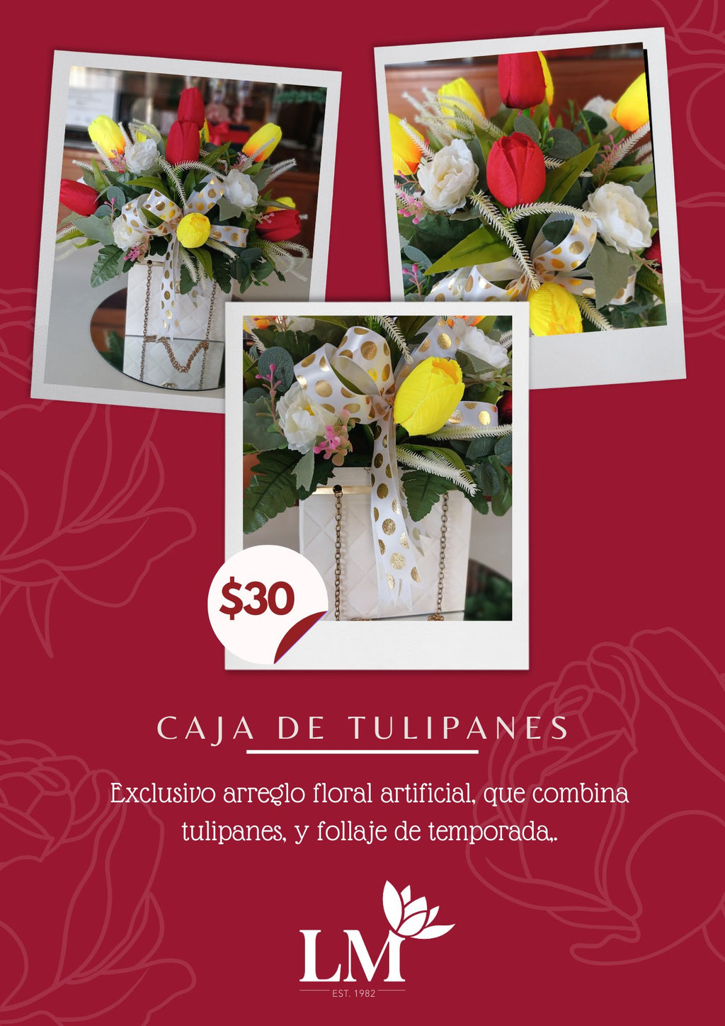 Caja de Tulipanes